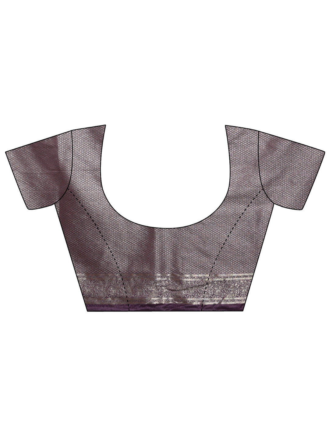  Libas Lavender Banarasi Brocade Saree 