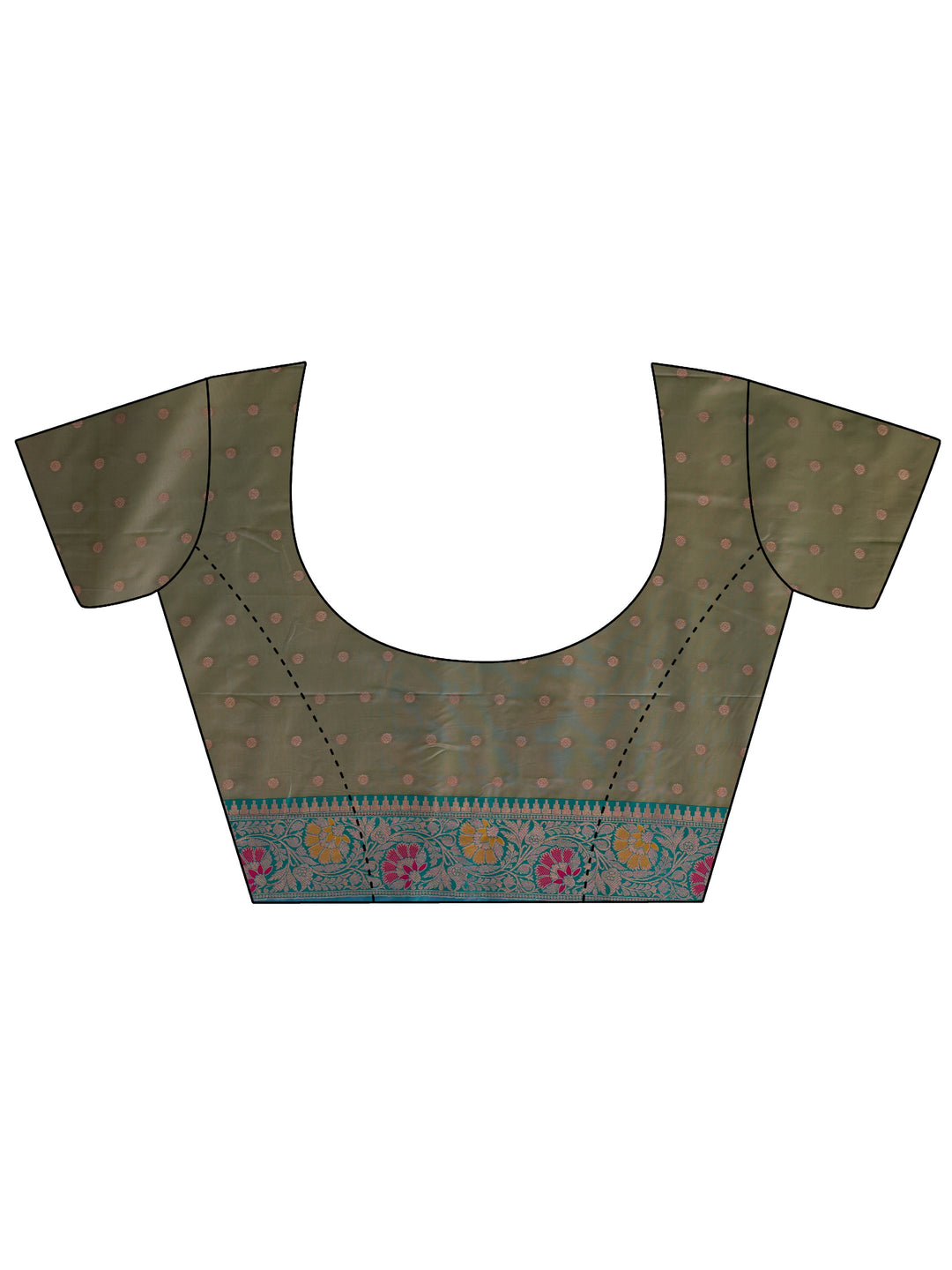  Libas Mauve Dual Tone Woven Design Silk Blend Saree 
