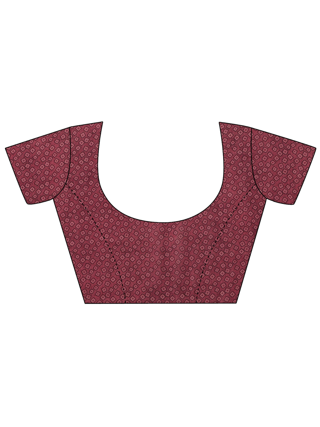  Libas Maroon Paisley Printed Georgette Saree 