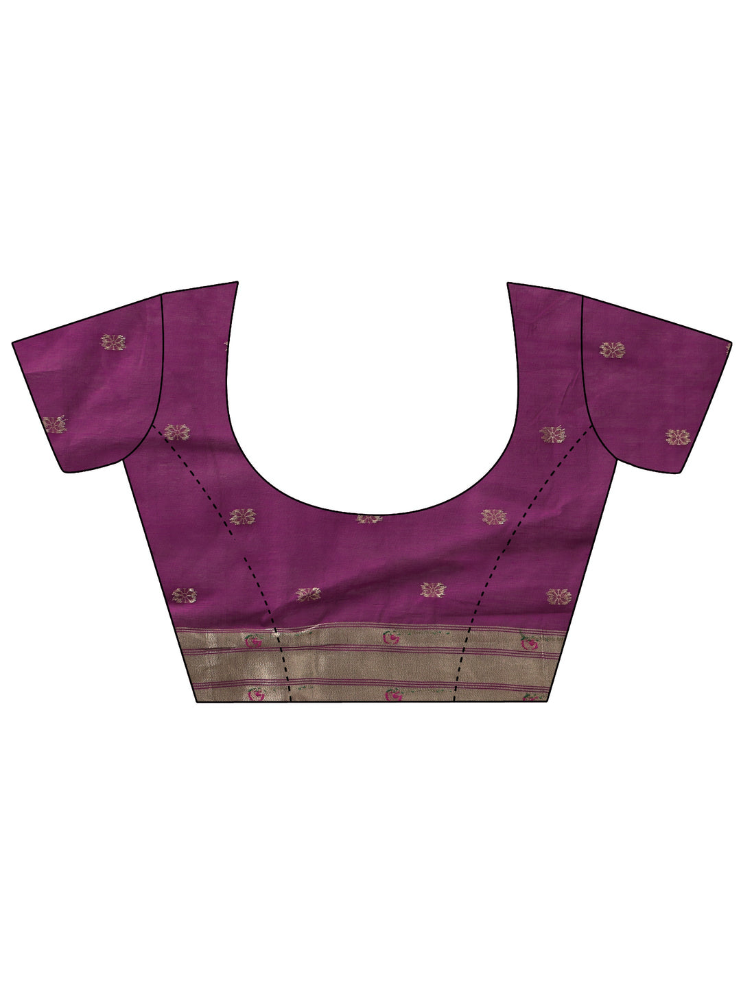  Libas Wine Woven Design Silk Blend Saree 