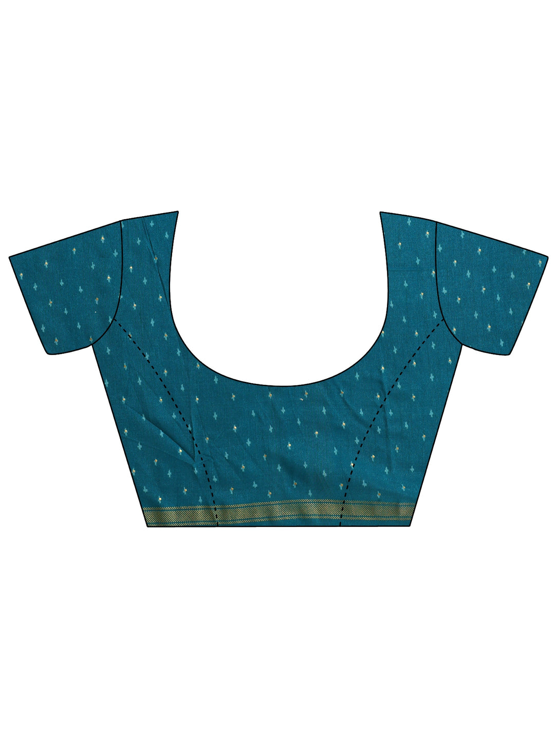  Libas Cream Patola Printed Silk Blend Saree 