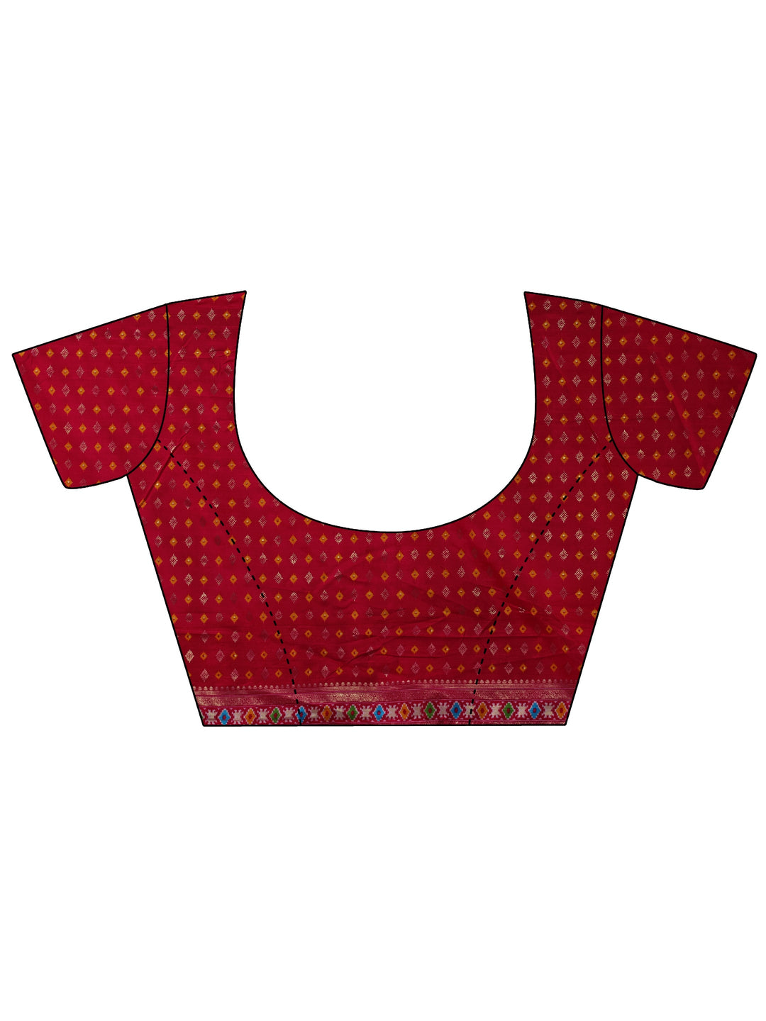  Libas Mustard and Pink Ethnic Printed Silk Blend Saree 