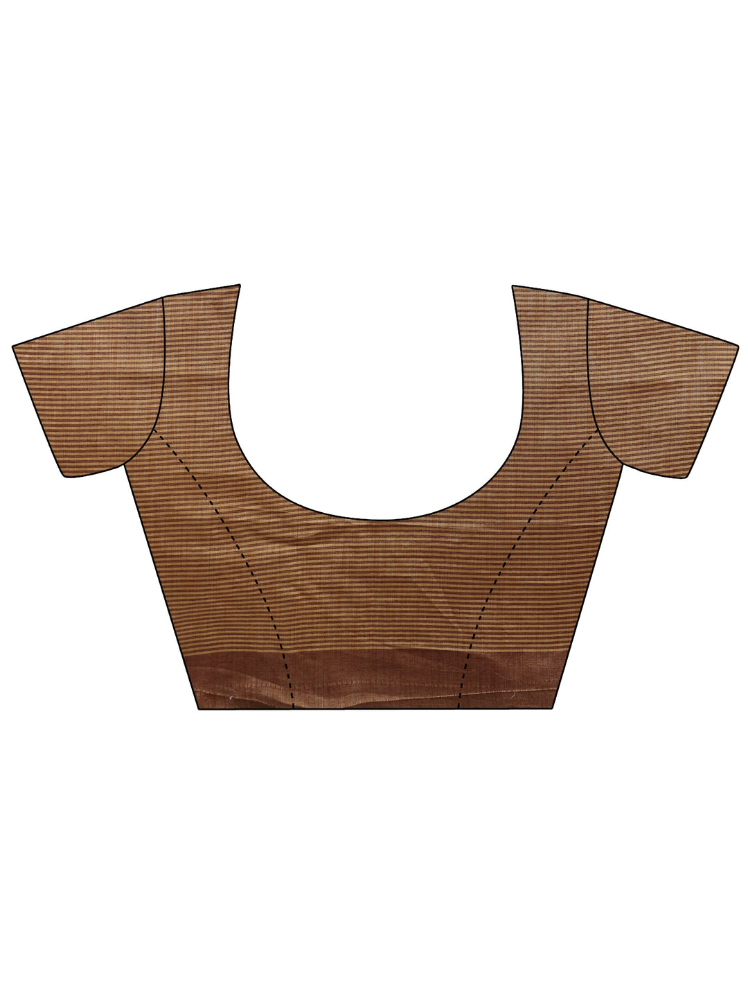  Libas Brown Woven Design Silk Blend Saree 