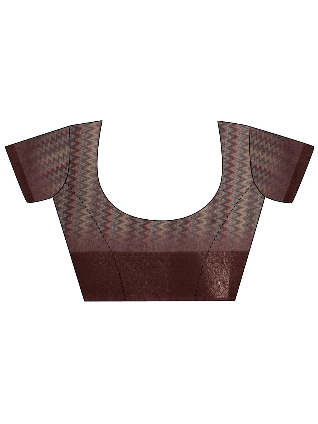 Sienna Printed Silk Blend Saree With Unstitched Blouse Piece - Libas 