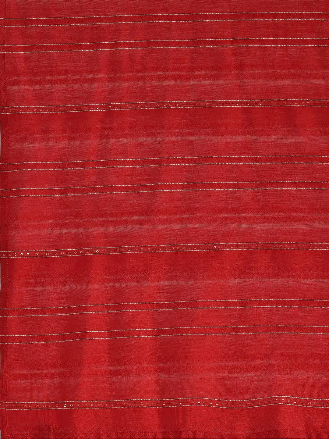Plus Size Red Yoke Design Silk Blend Straight Suit With Dupatta - Libas 