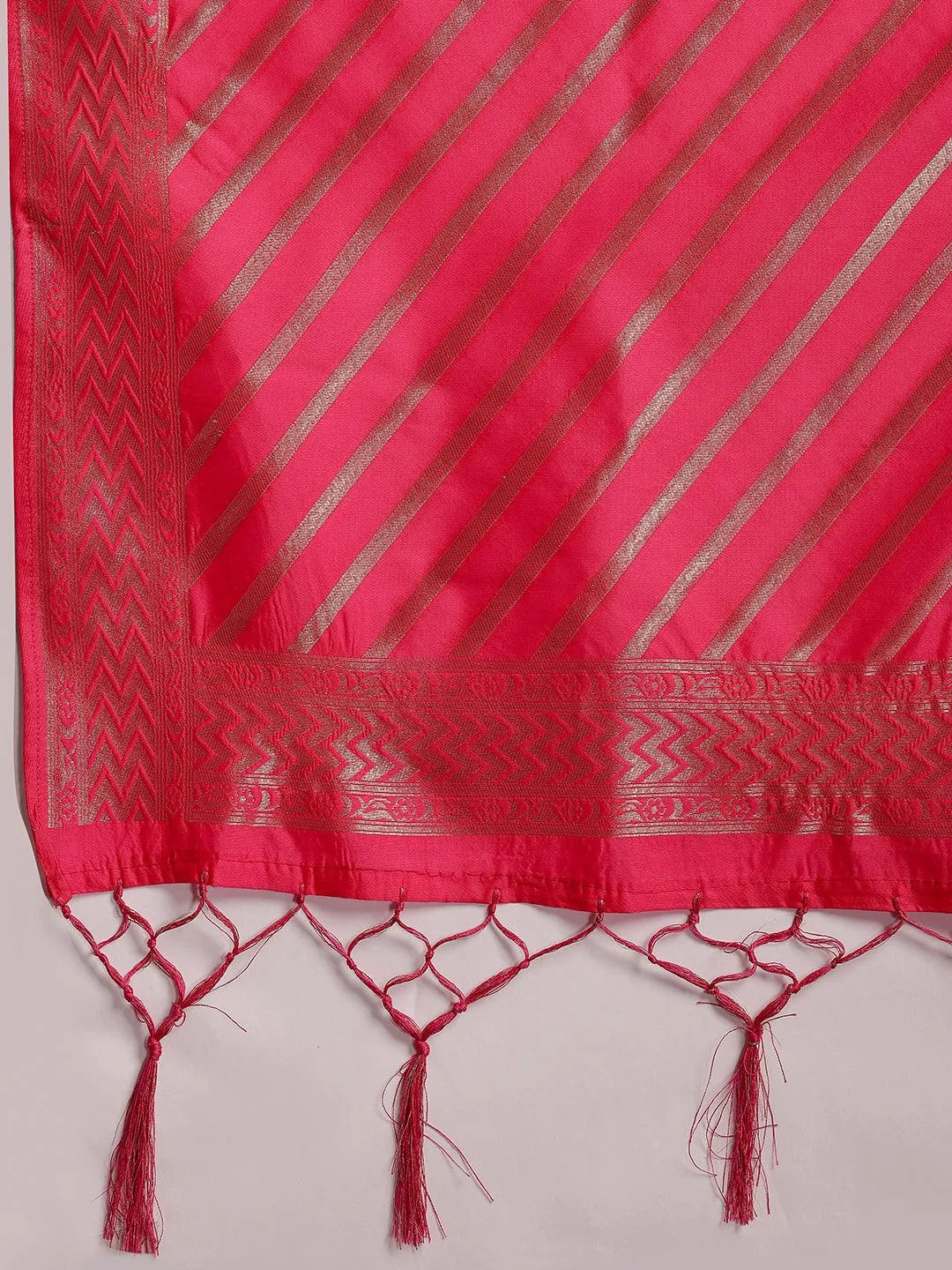 Plus Size Pink Solid Silk Blend Straight Suit With Dupatta - Libas 