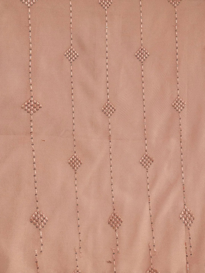 Plus Size Pink Embroidered Silk Blend Straight Suit With Dupatta - Libas