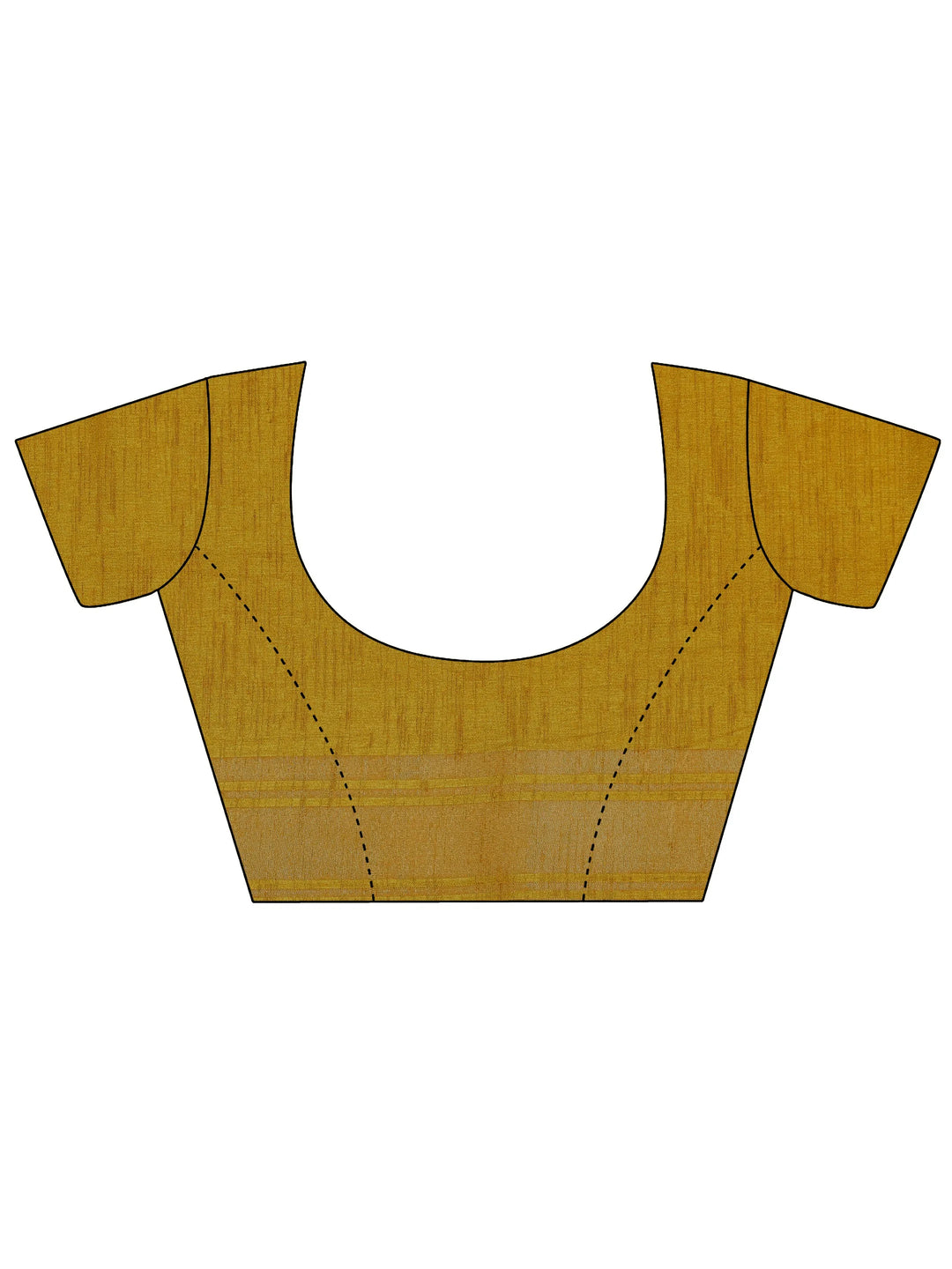  Mustard Printed Georgette Saree With Unstitched Blouse Piece 