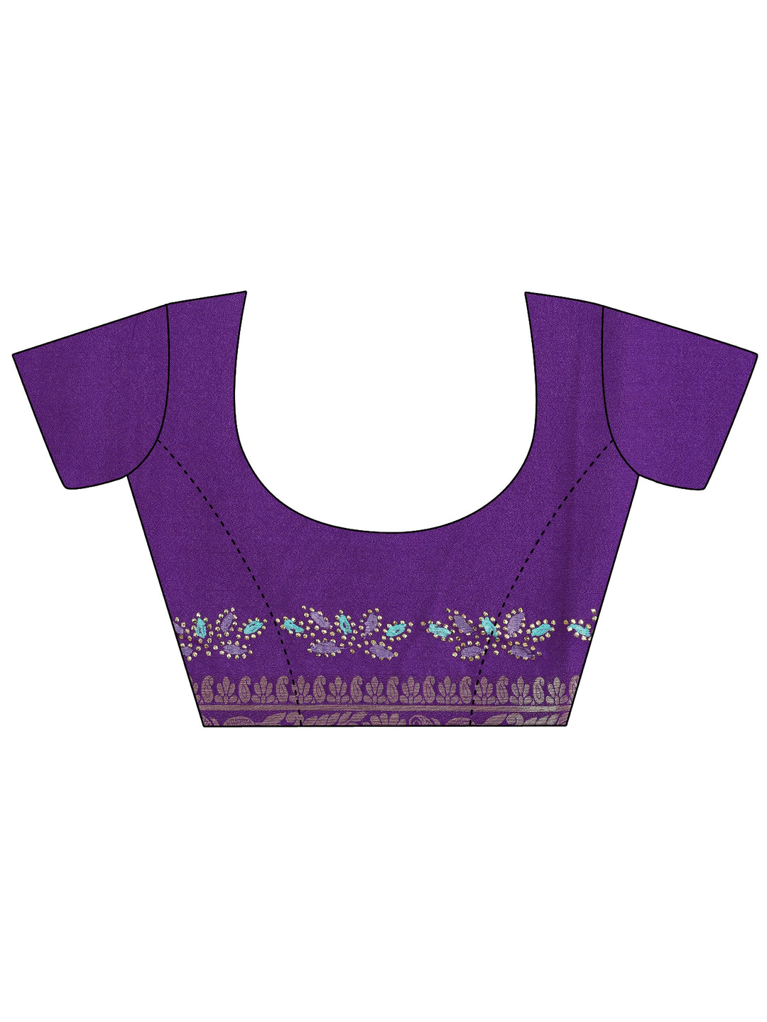  White Solid Crepe Saree With Unstitched Blouse Piece 