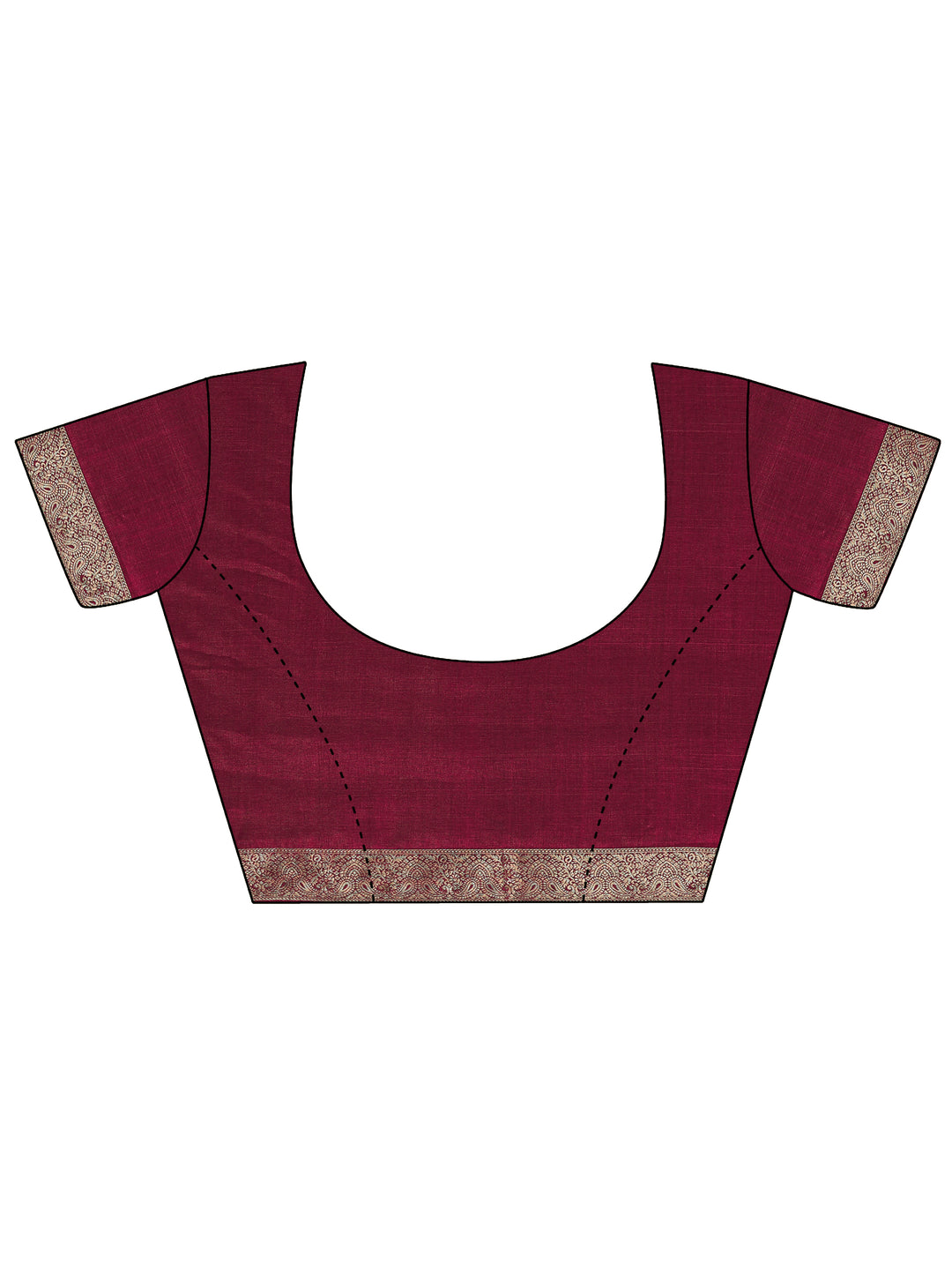  Beige Solid Georgette Saree With Unstitched Blouse Piece 