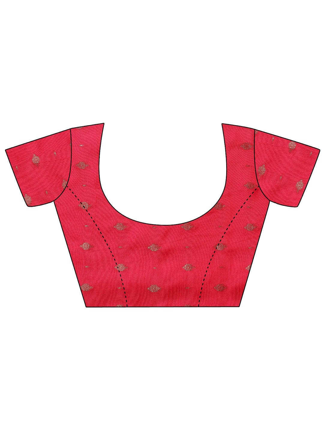  Purple Woven Design Silk Blend Saree With Unstitched Blouse Piece 