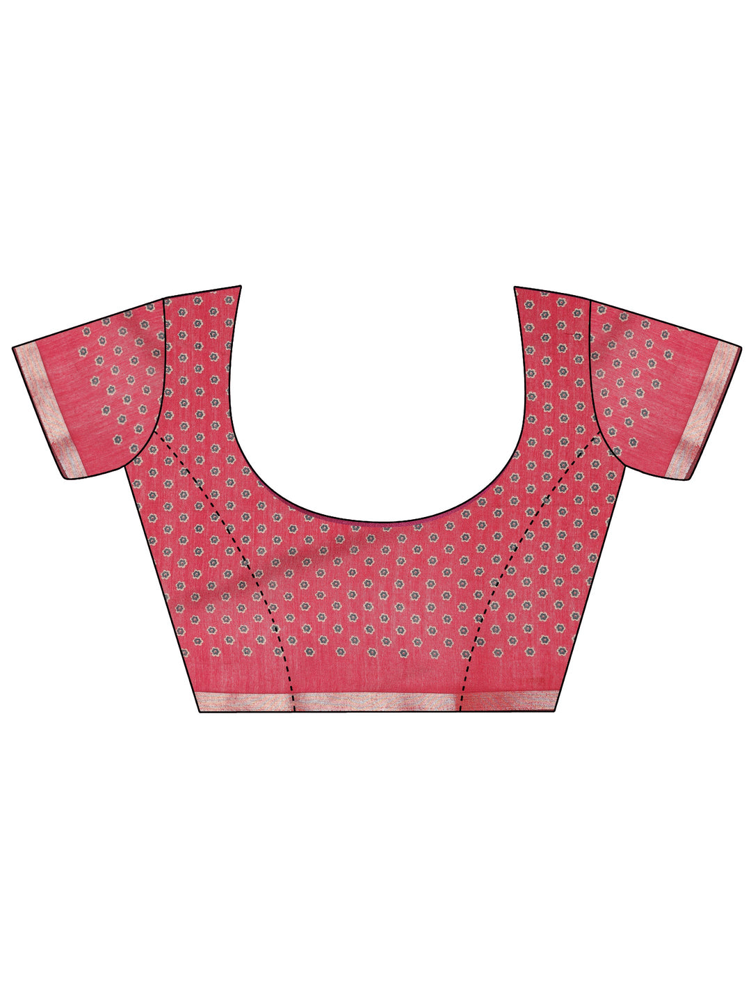  Teal Solid Cotton Blend Saree With Unstitched Blouse Piece 