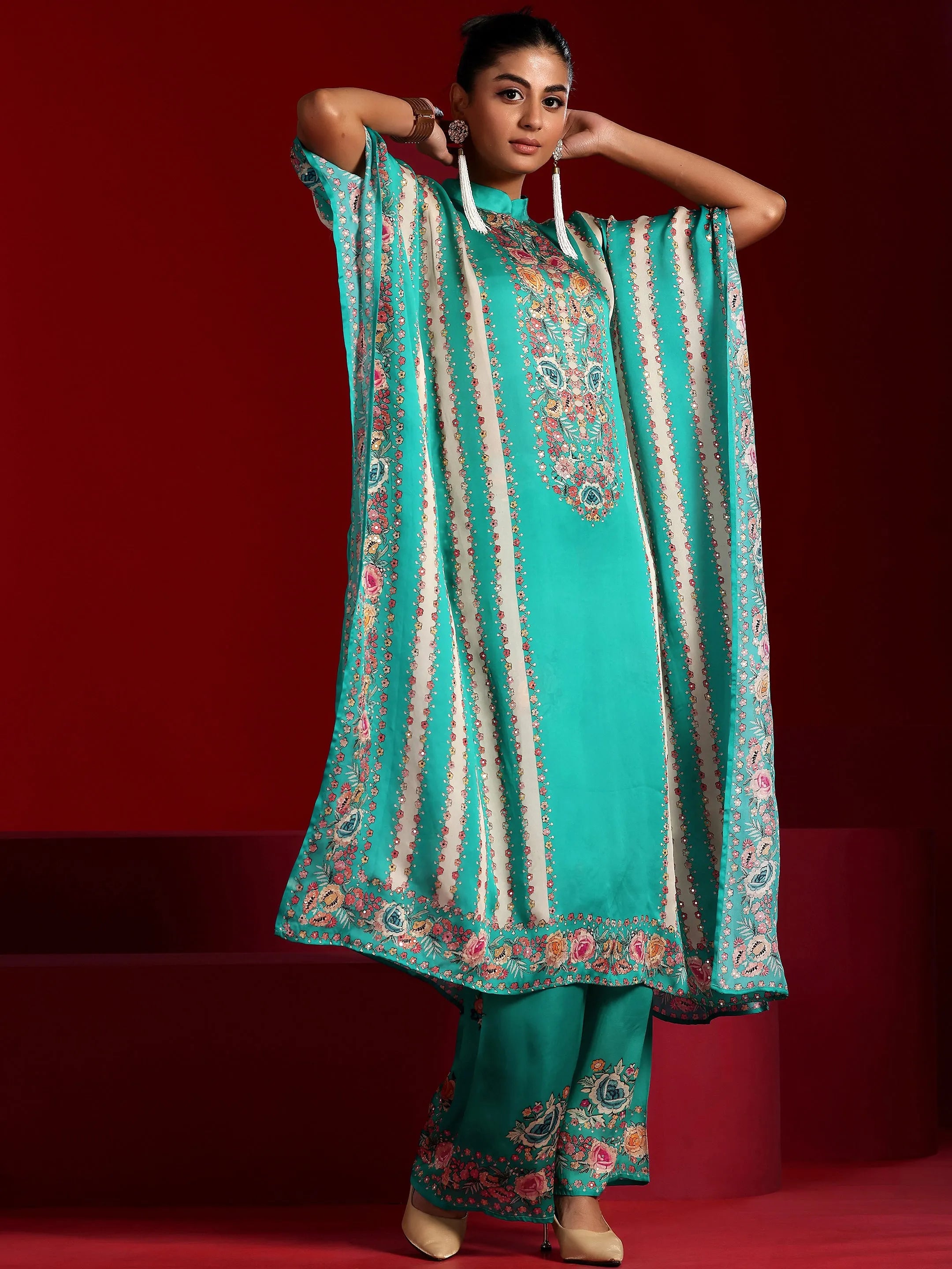 Libas Art Rama Printed Silk Blend Co-Ords-picture-36