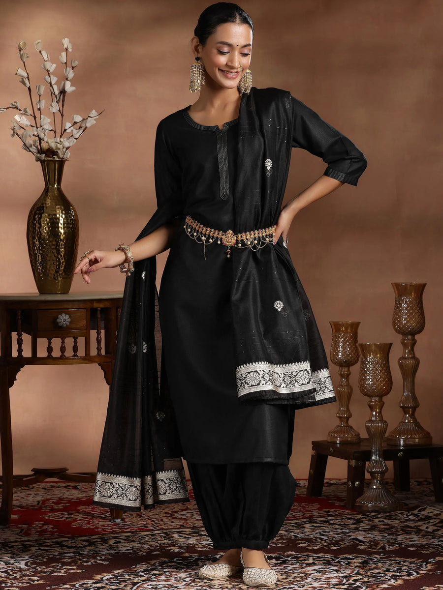 Off-White Solid Cotton Afghani Salwar