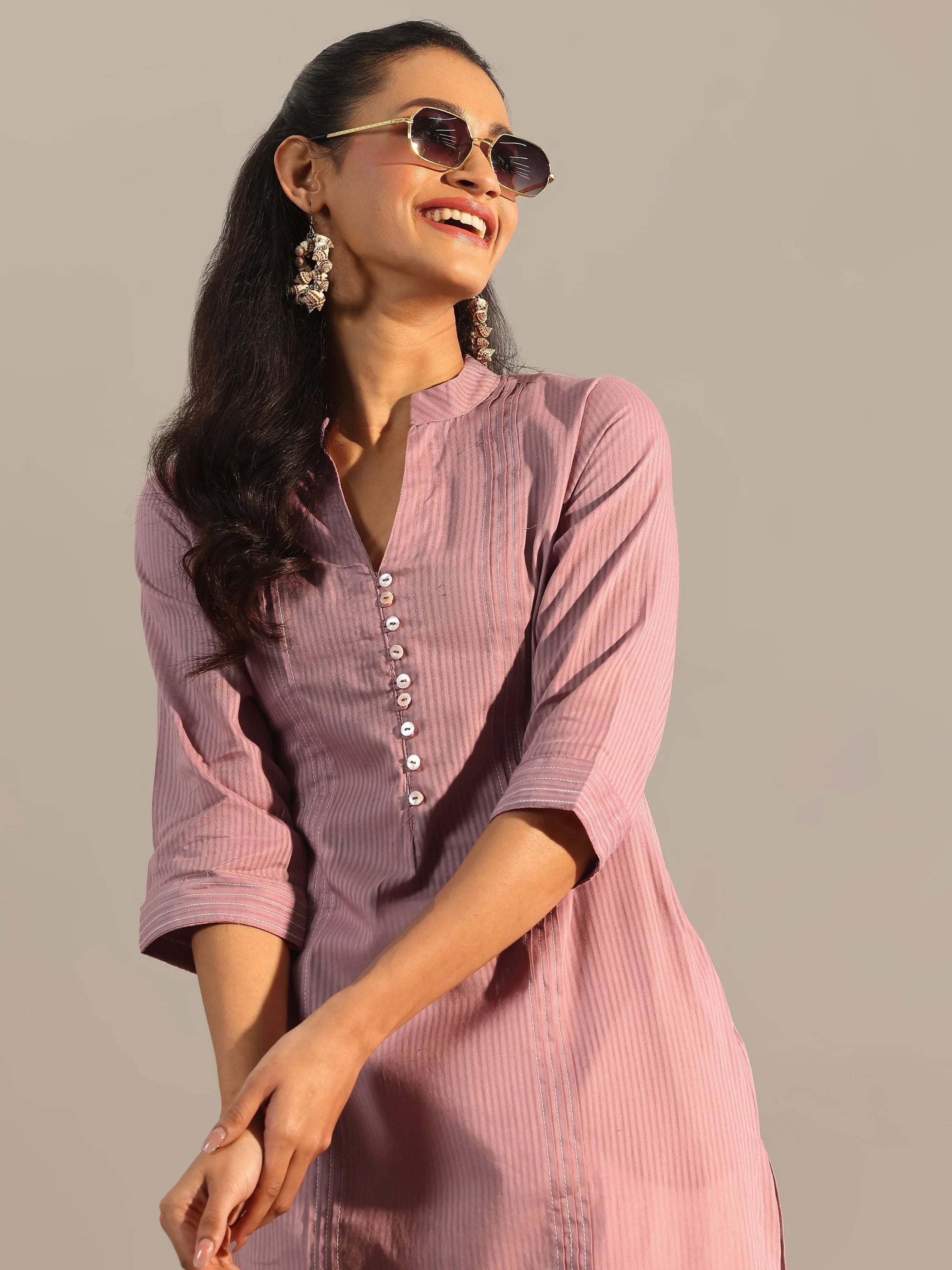 libas Mauve Printed Cotton Straight Kurta-picture-61