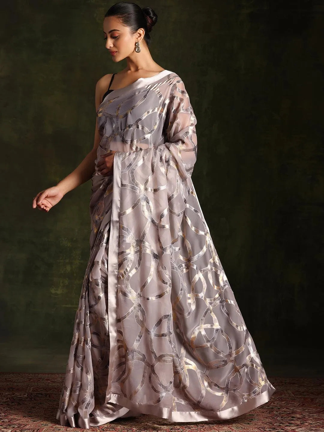 brasso dress design White Brasso Anarkali Set Design by Sheetal Batra at Pernia's Pop Up Shop 2026