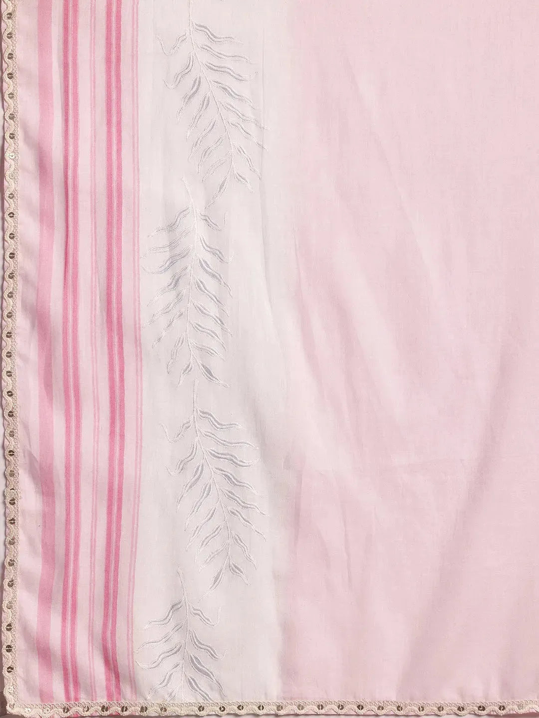  Pink Printed Cotton Straight Suit With Dupatta 