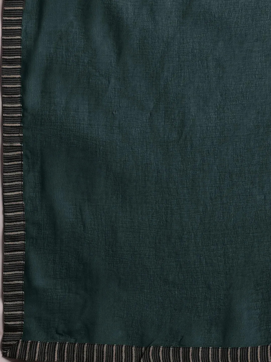  Green Printed Silk Blend A-Line Kurta With Trousers & Dupatta 