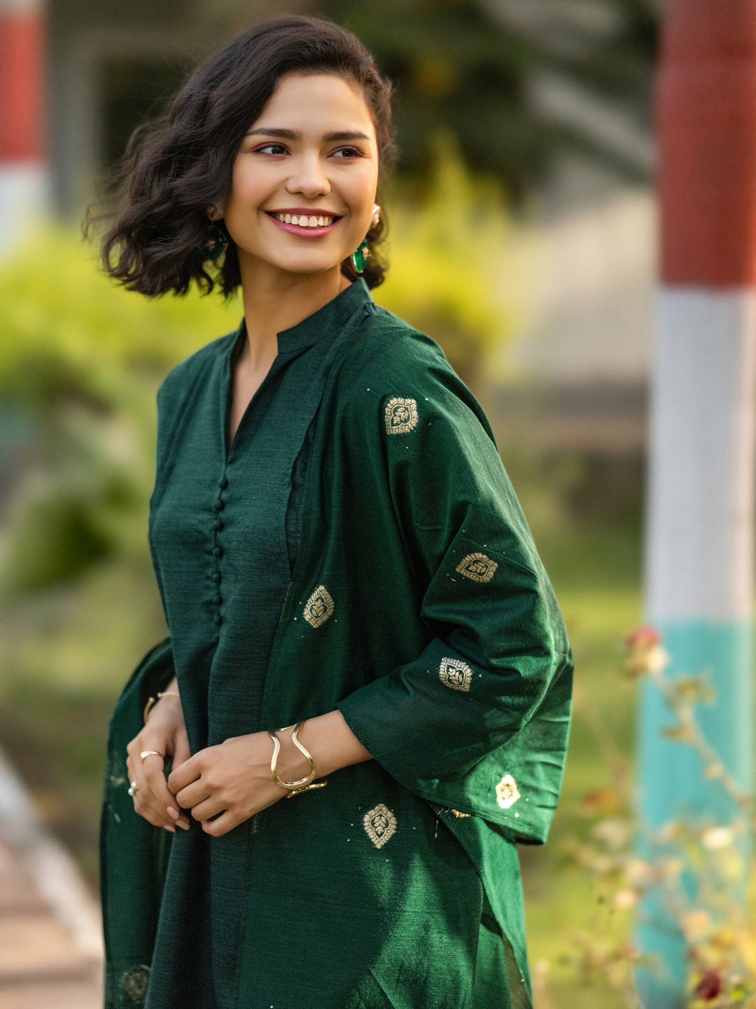 Buy Green Solid Cotton Blend Straight Suit With Dupatta Online at Rs.699 | Libas Buy Green Solid Cotton Blend Straight Suit With Dupatta Online at Rs.699 | Libas
