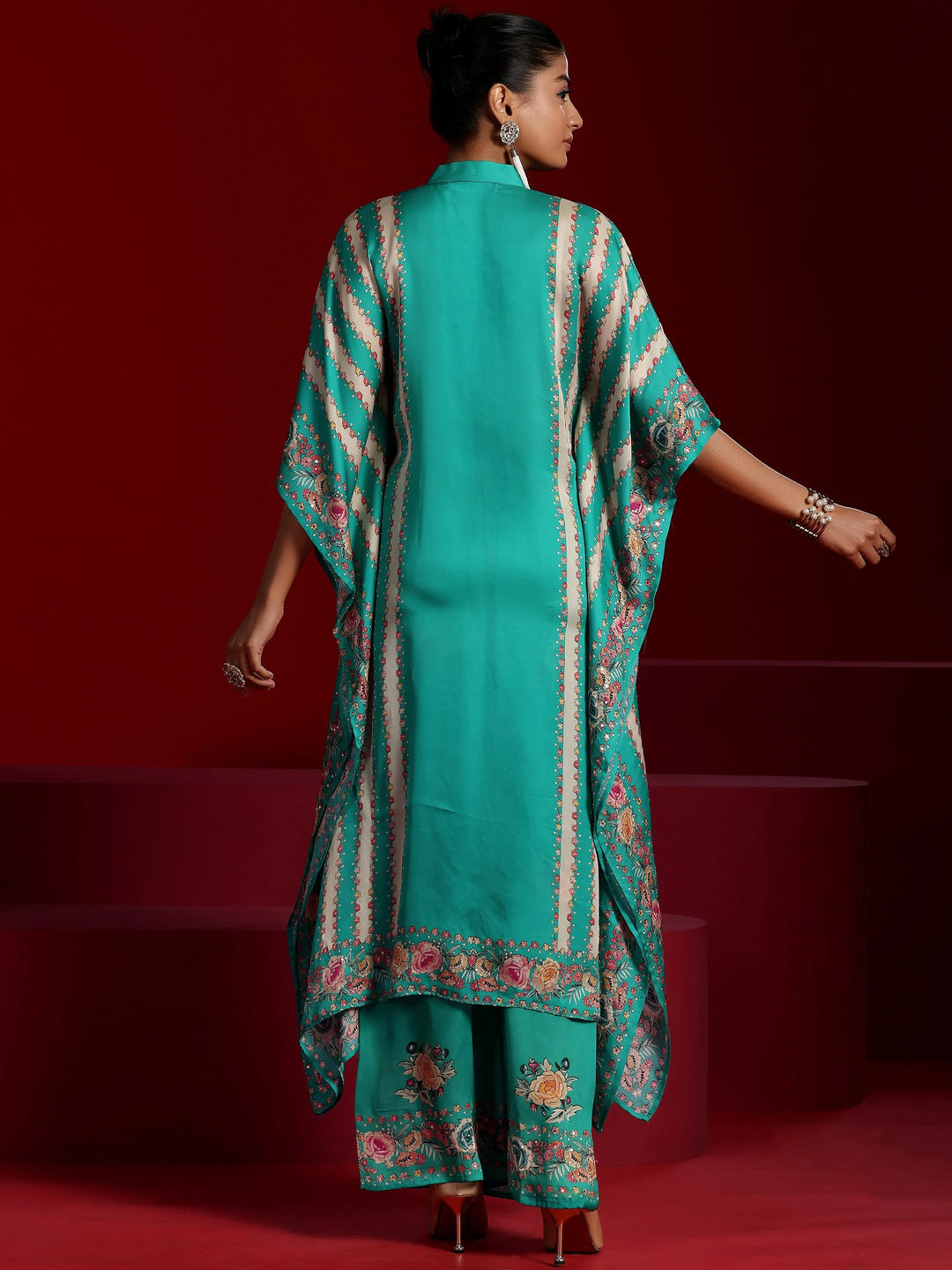  Libas Art Rama Printed Silk Blend Co-Ords 