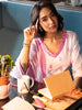 Off-White Self Design Cotton Dupatta main image 1