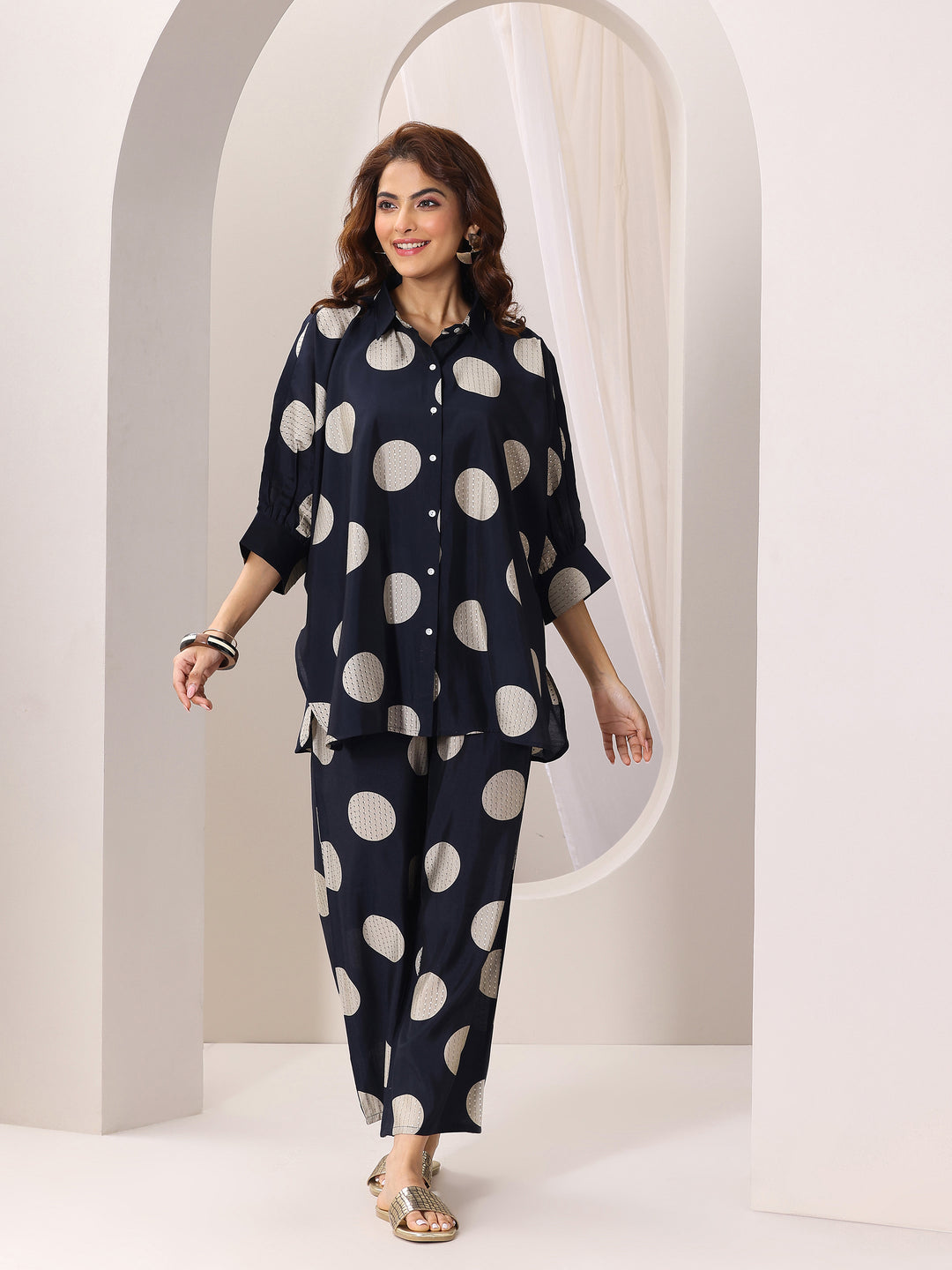  Blue Printed Rayon Co-Ord Sets 