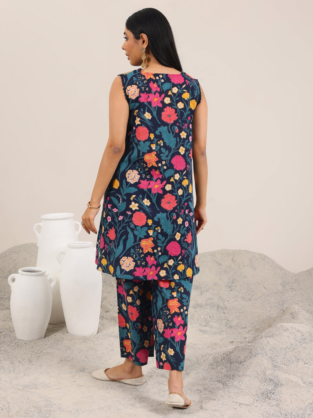  Blue Printed Cotton Co-Ord Sets 