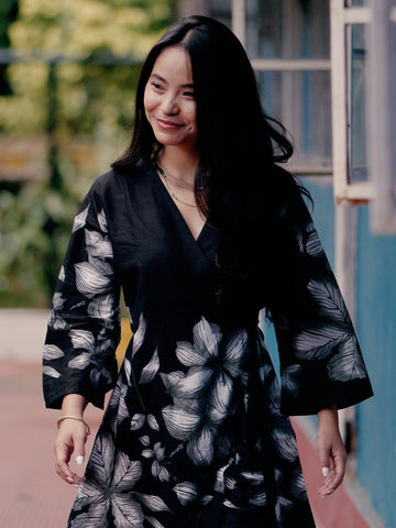 Black Printed Cotton Co-Ord Sets