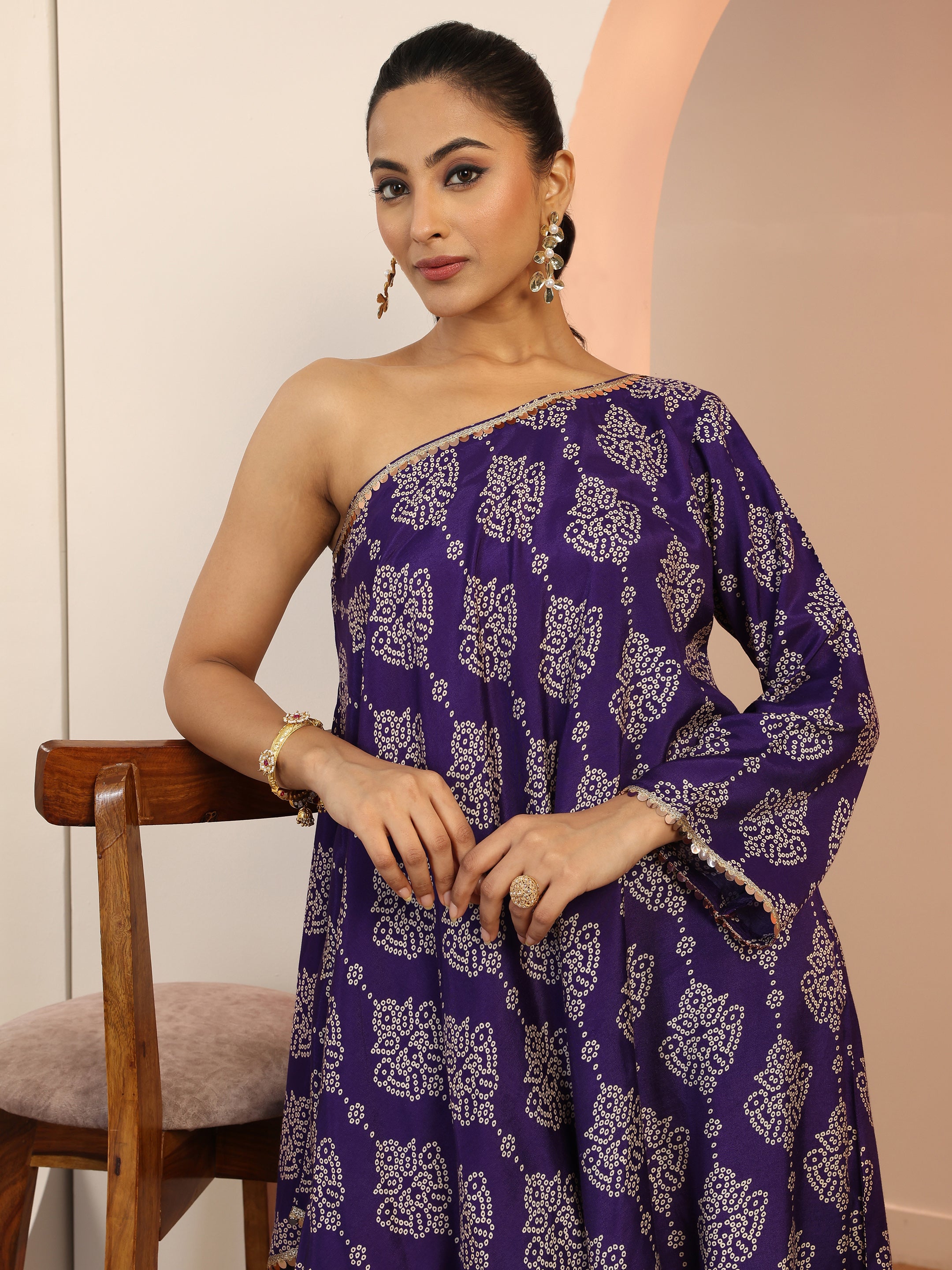 libas Purple Printed Rayon Co-Ord Sets-picture-40