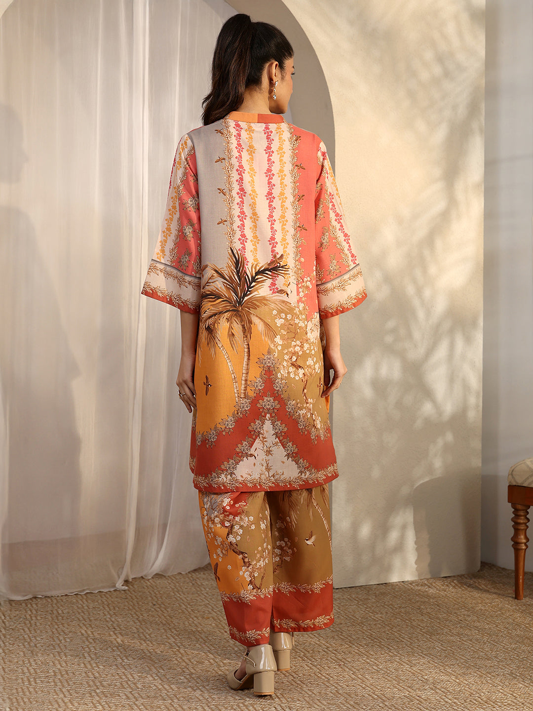  Multi Printed Cotton Blend Co-Ord Sets 