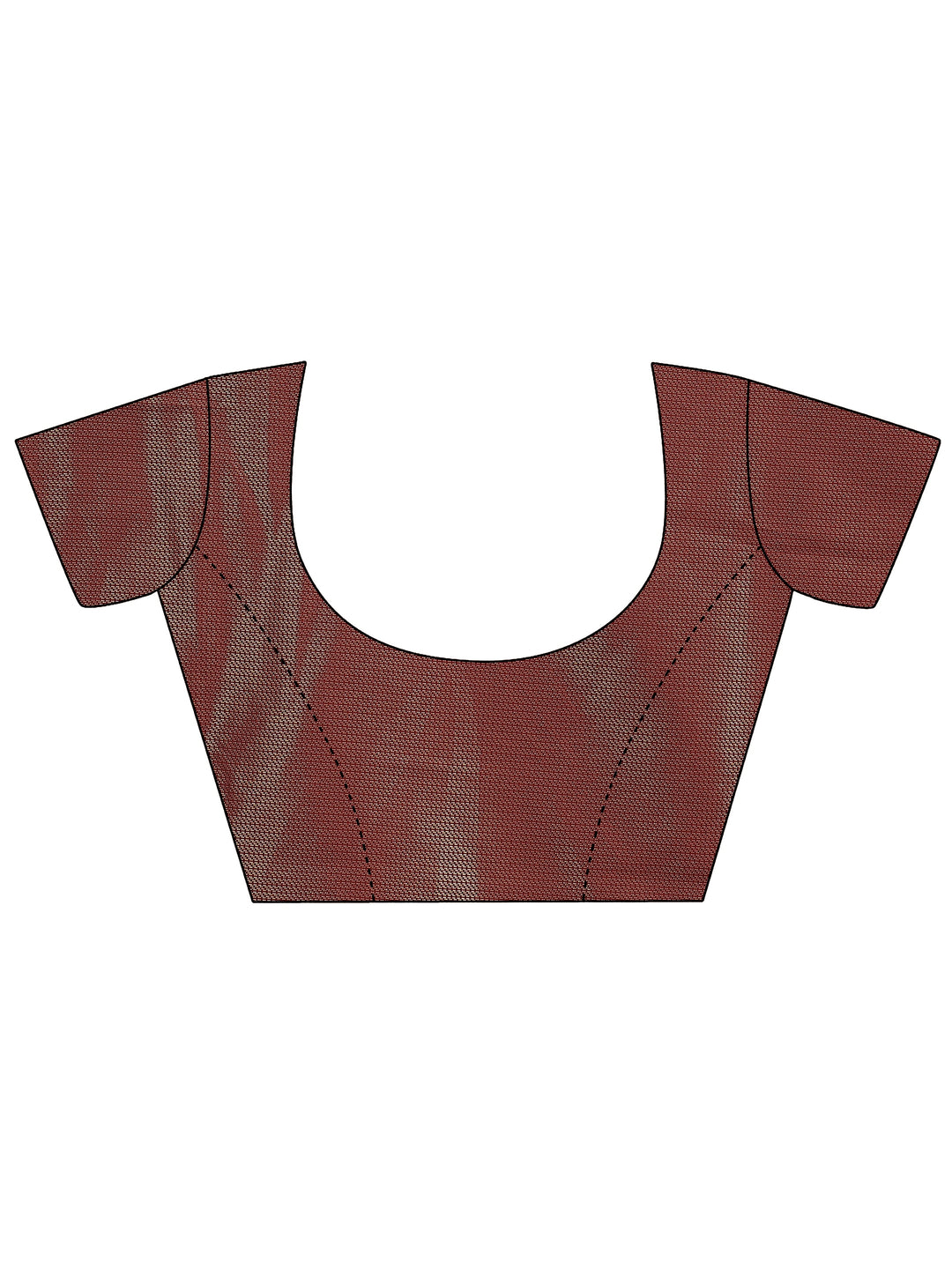  Red Solid Silk Blend Saree With Unstitched Blouse Piece 