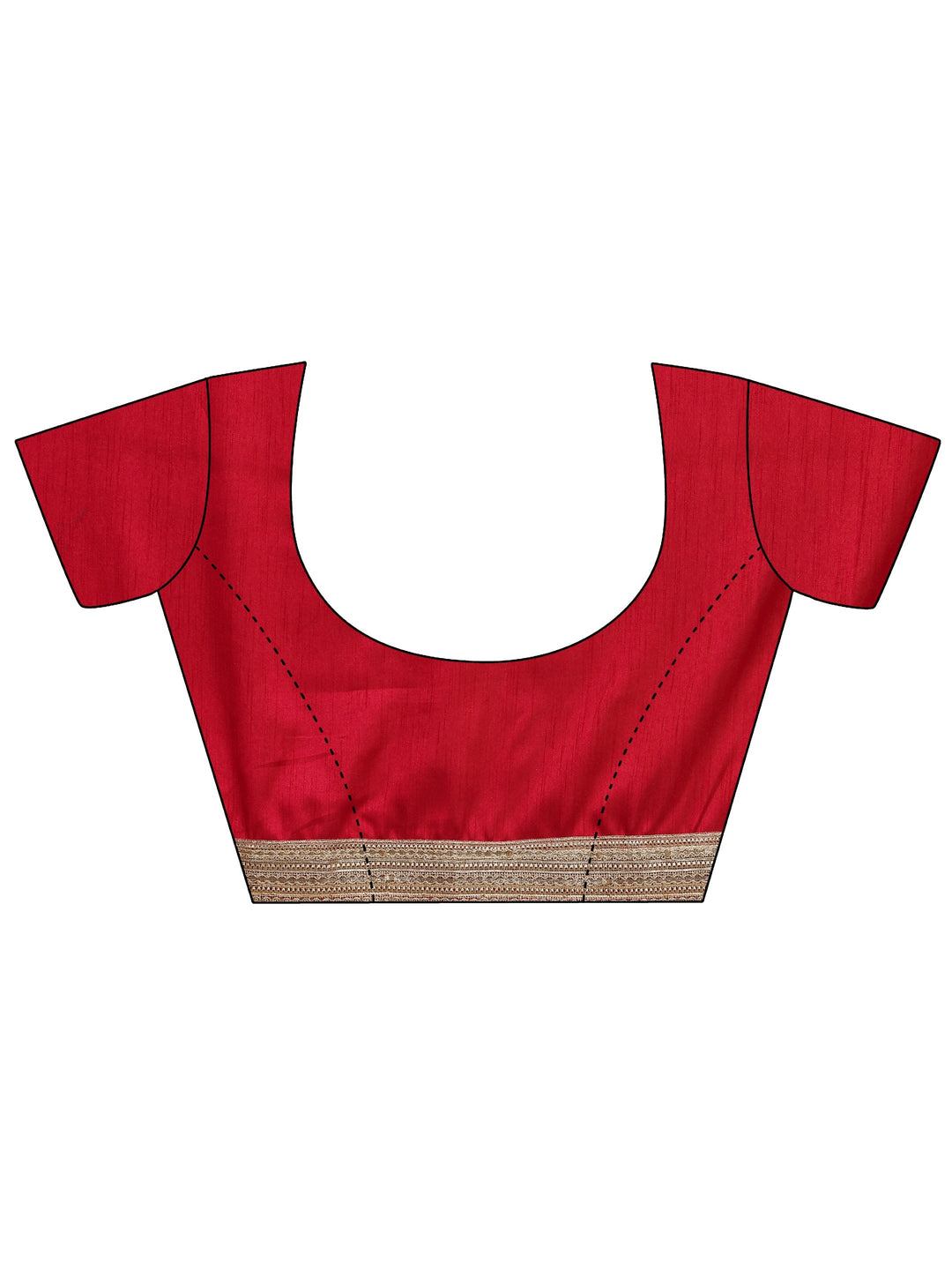  Mustard Geometric Woven Design Silk Blend Saree With Unstitched Blouse Piece 