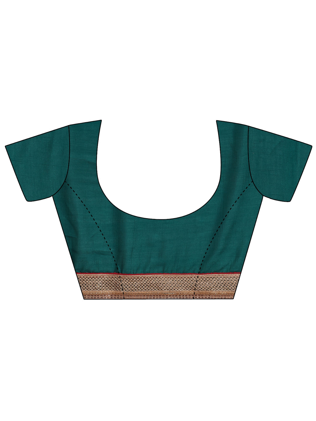  Blue Bandhani Printed Silk Blend Saree With Unstitched Blouse Piece 