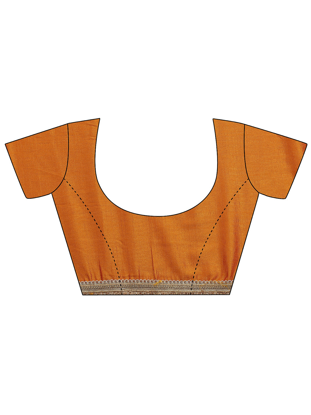  Mustard Tribal Printed Silk Blend Saree With Unstitched Blouse Piece 