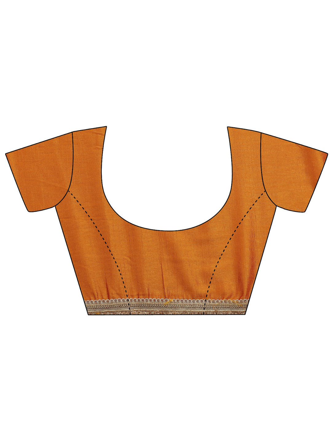  Mustard Tribal Printed Silk Blend Saree With Unstitched Blouse Piece 