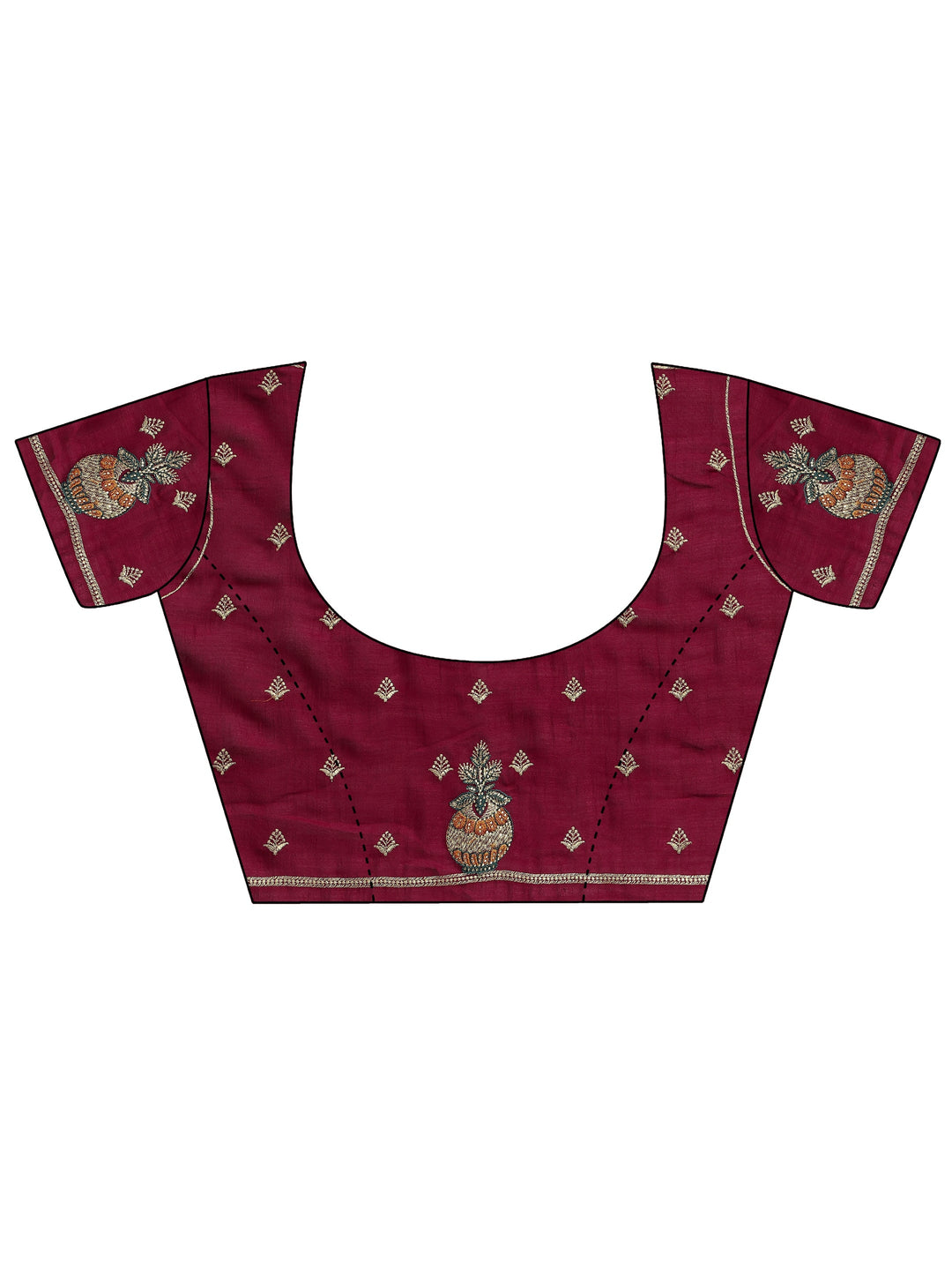  Green Bandhani Printed Silk Blend Saree With Unstitched Blouse Piece 