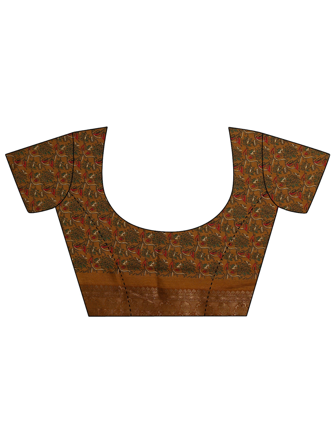  Mustard Solid Silk Blend Saree With Unstitched Blouse Piece 