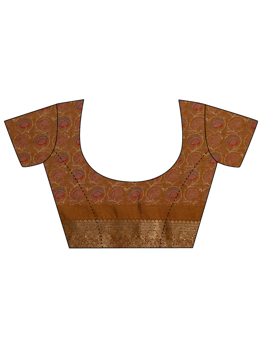  Mustard Solid Silk Blend Saree With Unstitched Blouse Piece 