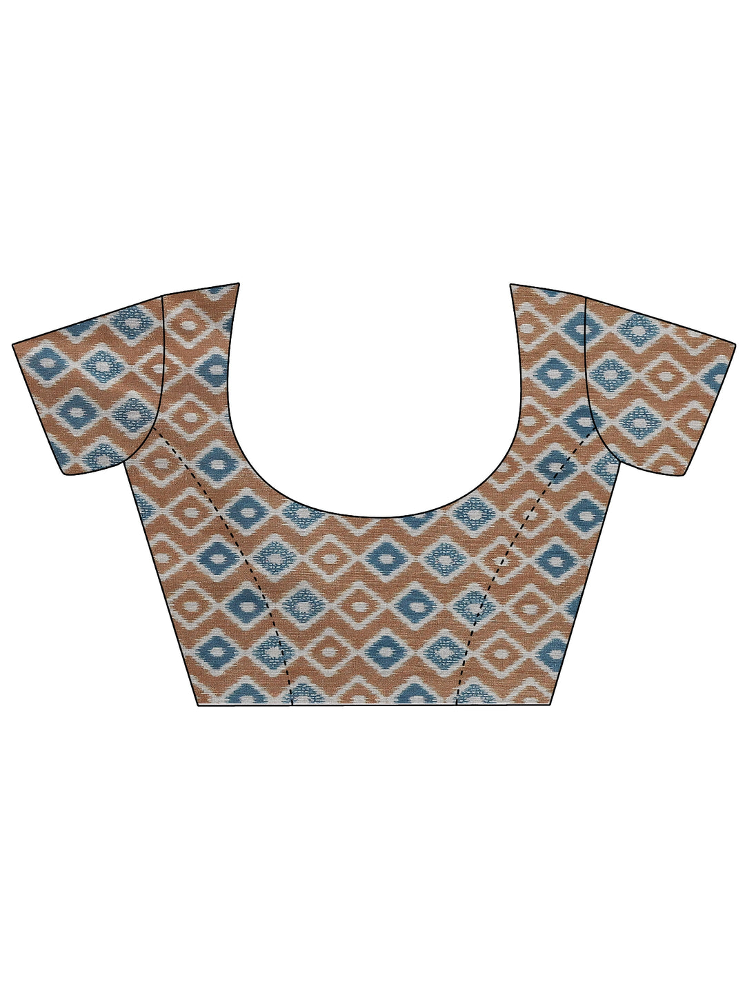  Gold Solid Silk Saree With Unstitched Blouse Piece 