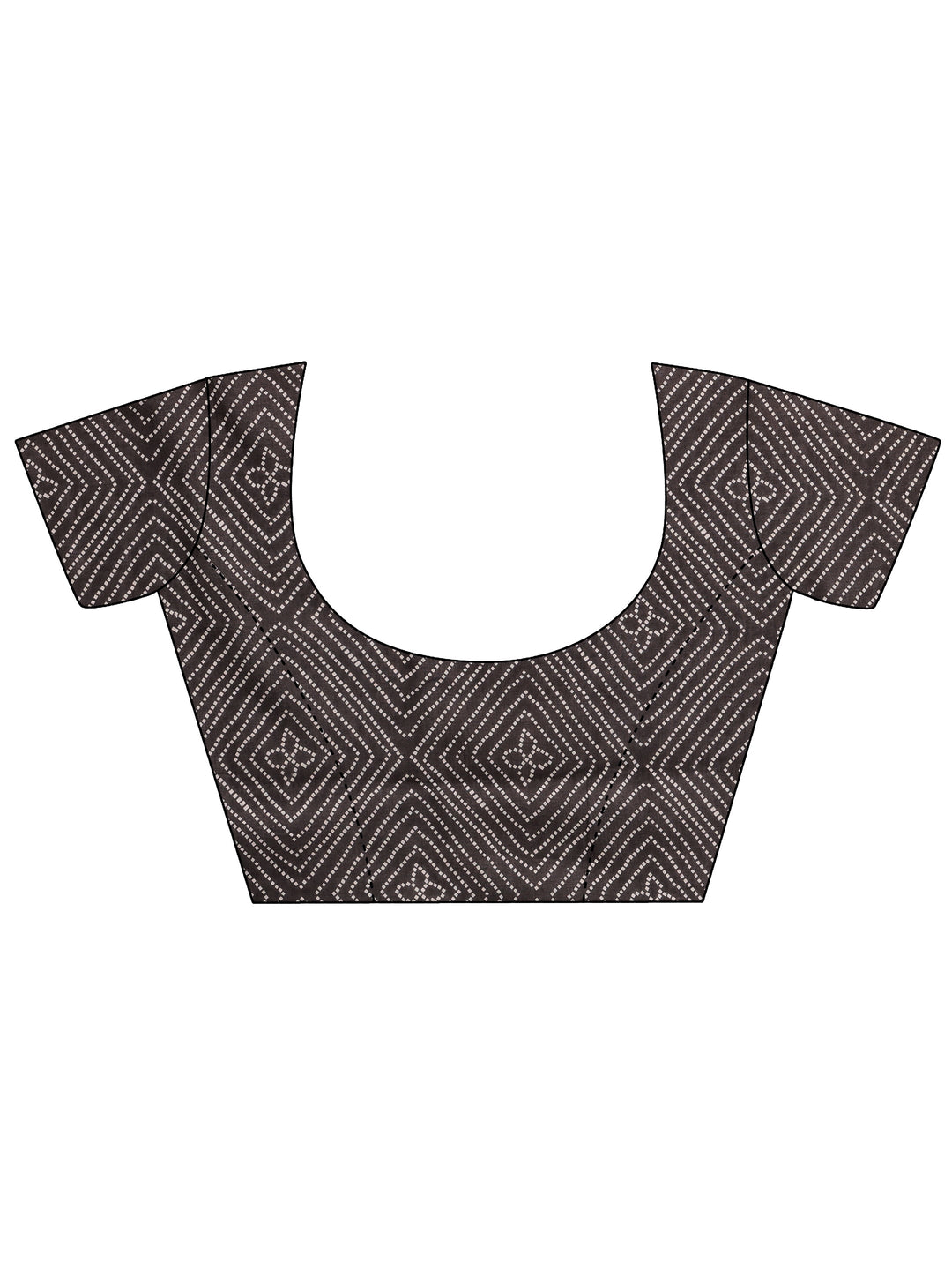  Mustard Block Printed Cotton Saree With Unstitched Blouse Piece 