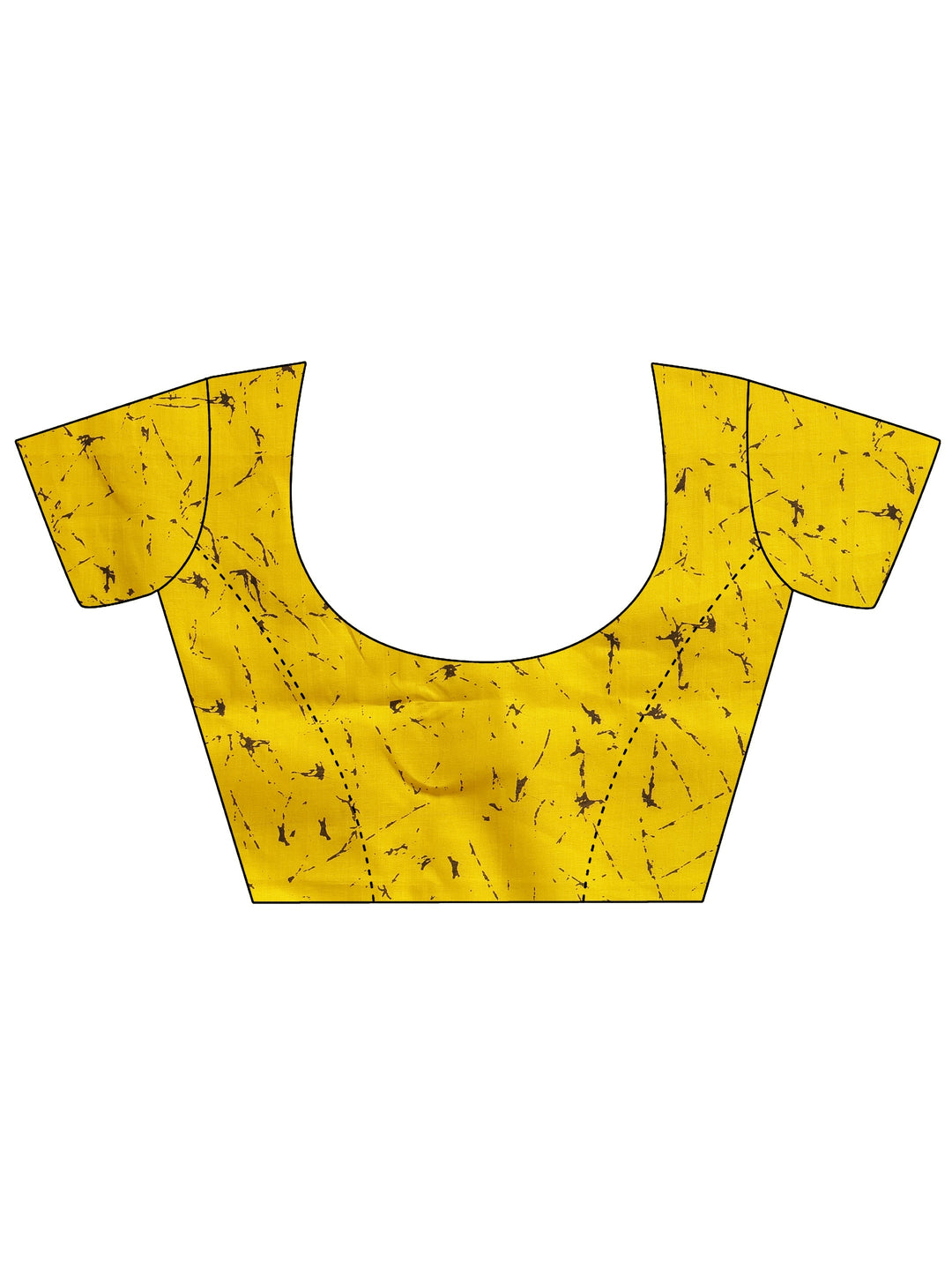  Green Printed Cotton Saree With Unstitched Blouse Piece 