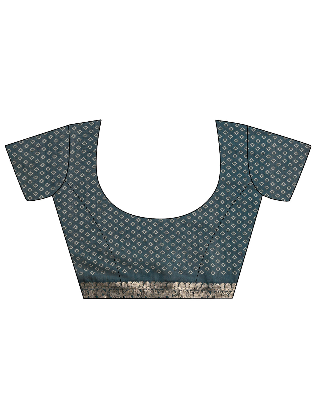  Purple Bandhani Printed Silk Blend Saree With Unstitched Blouse Piece 