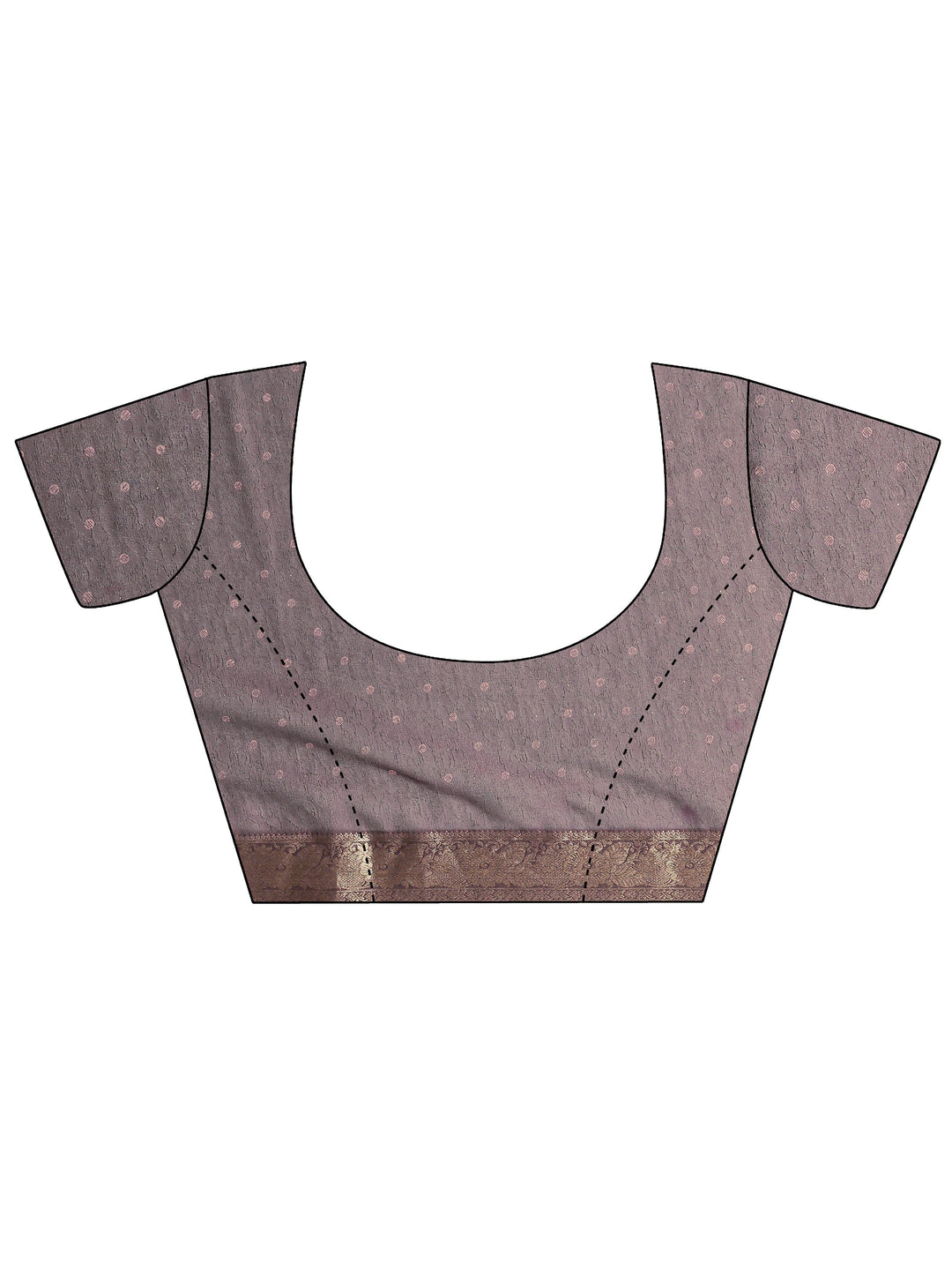  Burgundy Floral Printed Silk Blend Saree With Unstitched Blouse Piece 