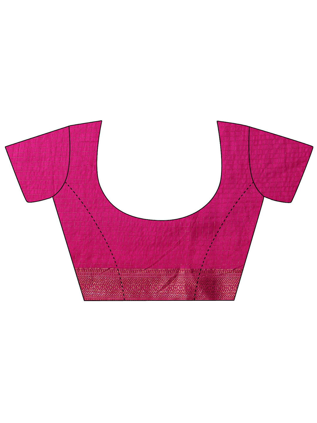  Pink Embellished Silk Blend Saree With Unstitched Blouse Piece 