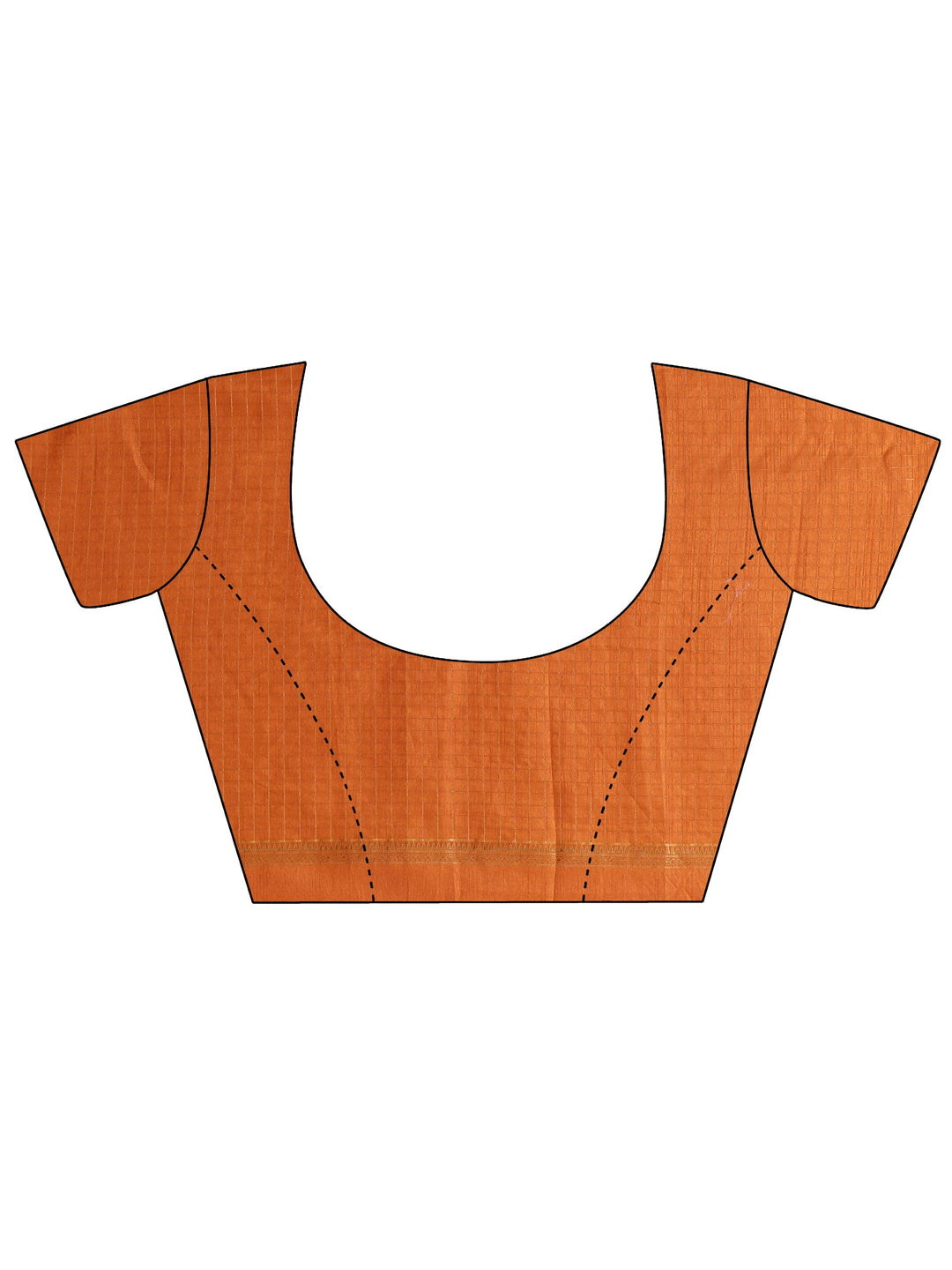  Orange Bandhani Printed Silk Blend Saree 
With Unstitched Blouse Piece 