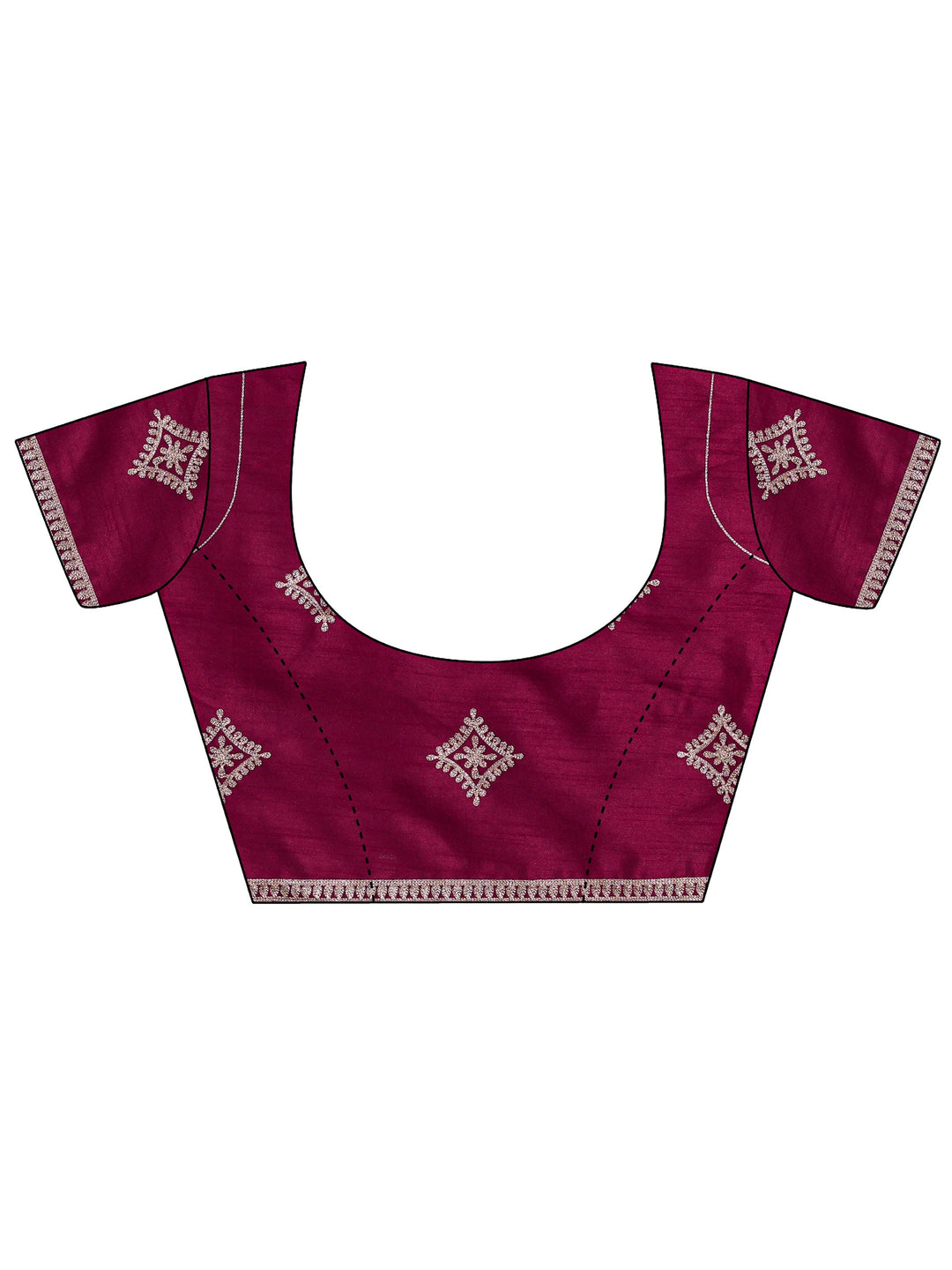  Peach Embellished Ombre Silk Blend Saree With Unstitched Blouse Piece 