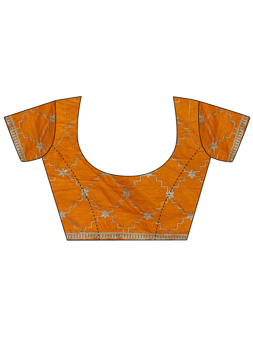  Green Embellished Silk Blend Saree With Unstitched Blouse Piece 