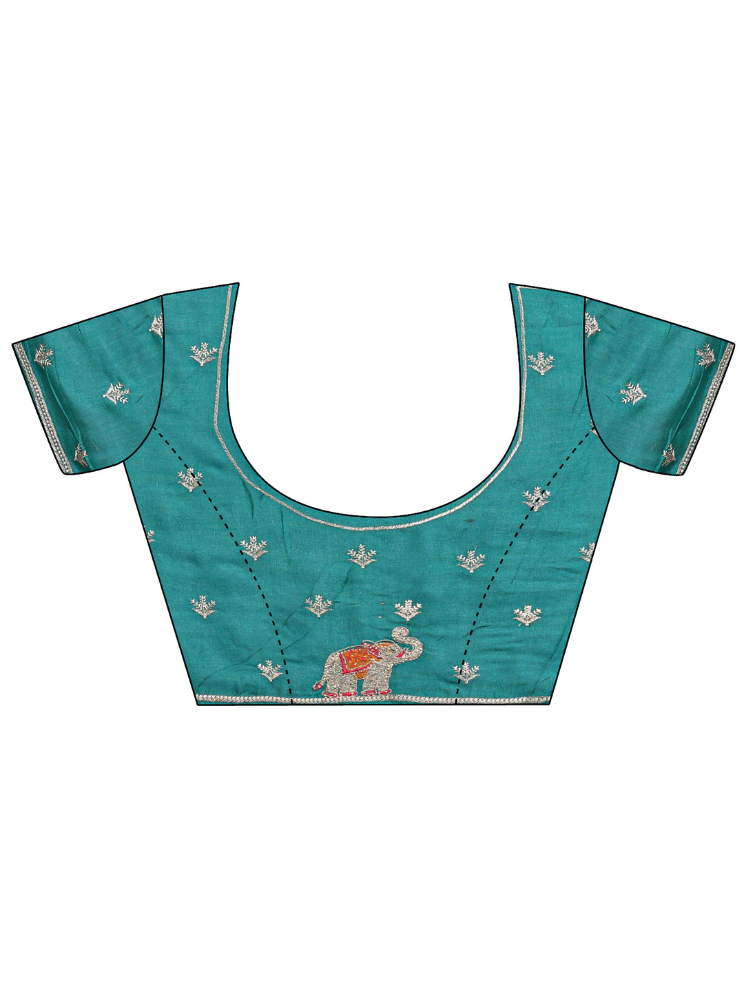  Pink Bandhani Printed Silk Blend Saree With Unstitched Blouse Piece 