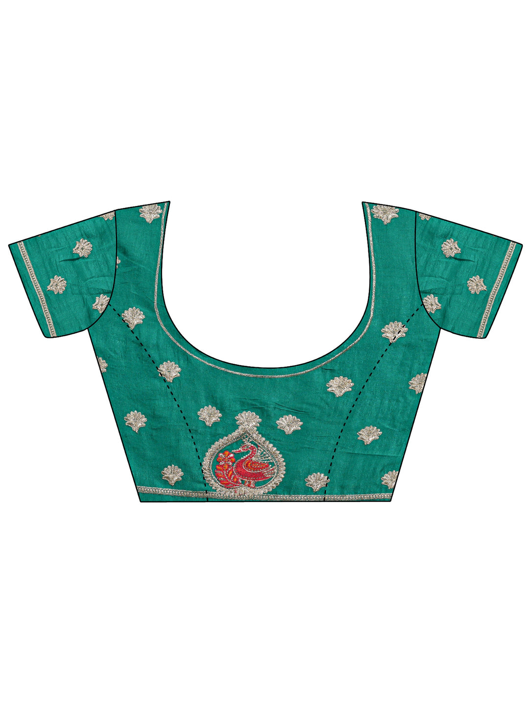  Pink Bandhani Printed Silk Blend Saree With Unstitched Blouse Piece 