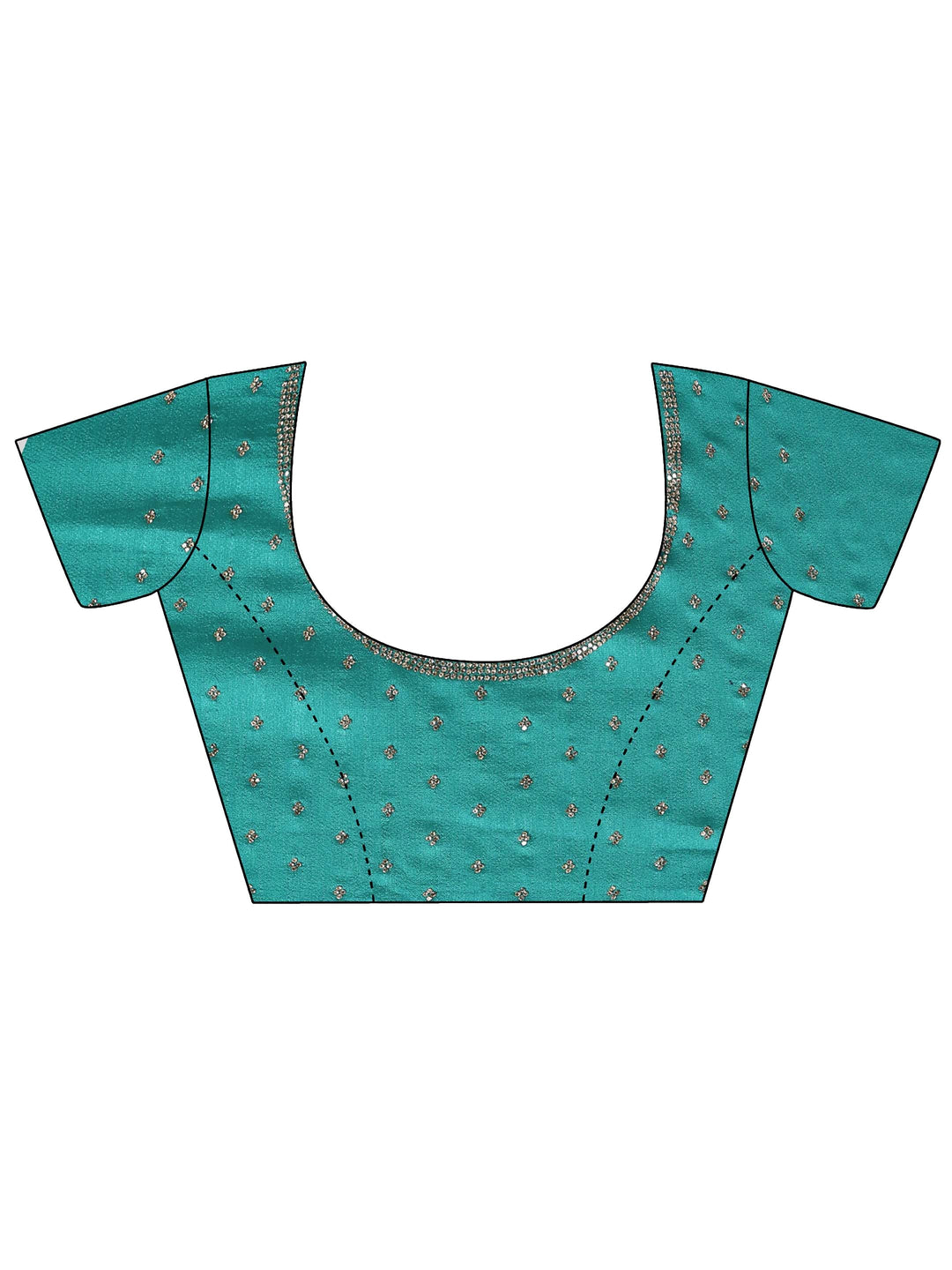  Pink Solid Silk Blend Saree With Unstitched Blouse Piece 